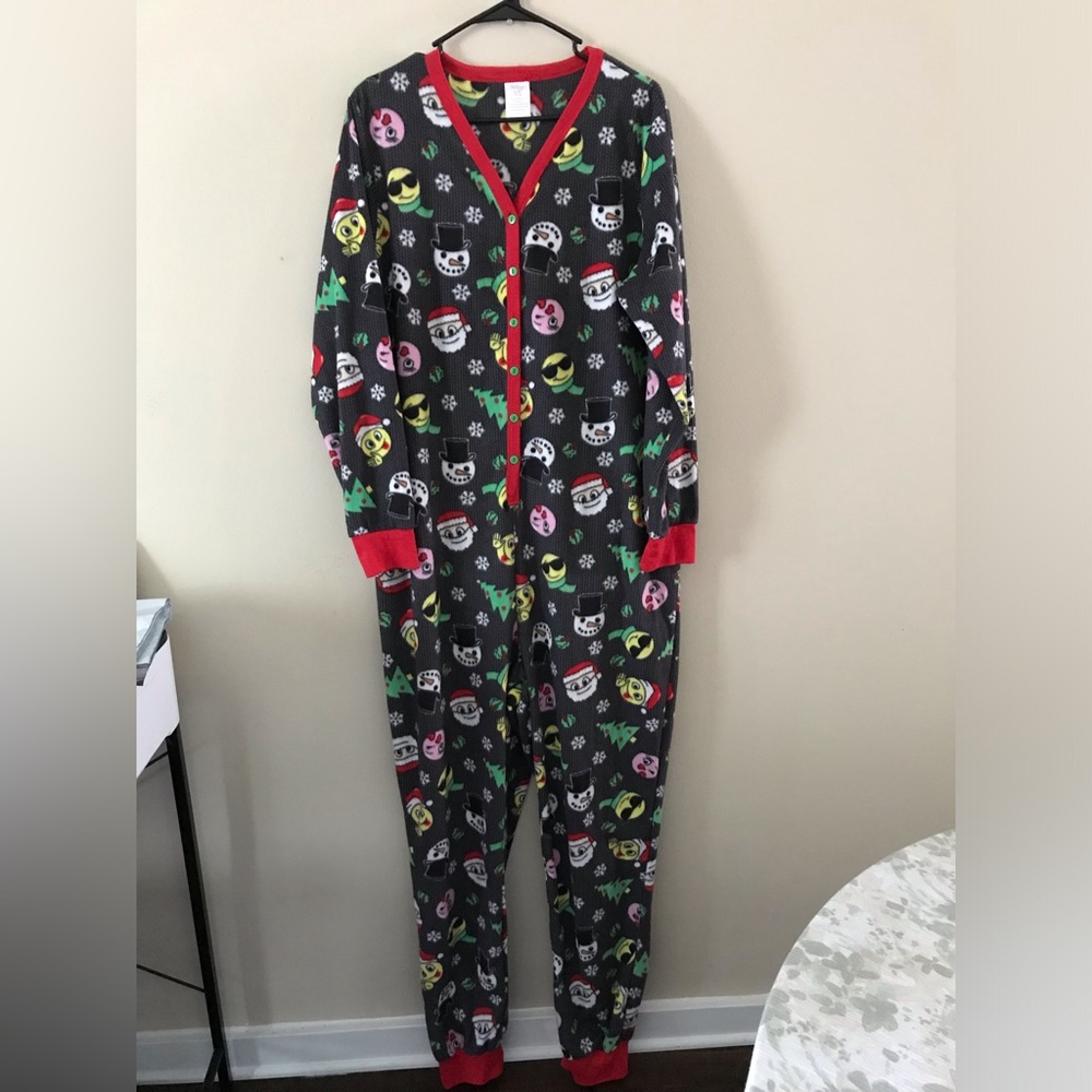 Secret Treasures Emoji PJ bottom up Onesie Size XL 16-18
